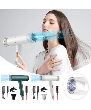 Electric Professional Hair Dryer Multi-Color Electric Hair Dryer High-Power Electric Hair Dryer High-Speed Lightweight Travel Hairdryer Home Hair Dryer 3 Mode Wet and Dry (White) - Buy Online on GoSupps.com