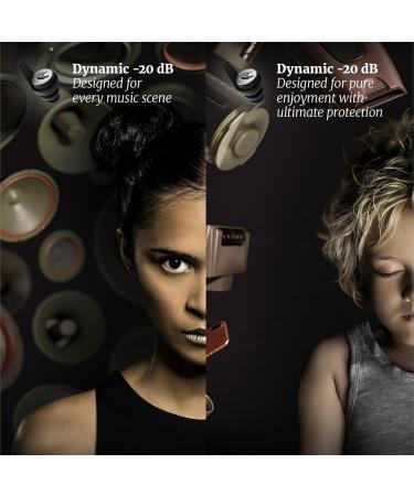 Dynamic Ear Filter -20 dB Concert Ear Plugs | Reusable Hearing Protection for Musicians Festivals Motorcycles & Kids | 4 Sizes Included - Buy Online on GoSupps.com