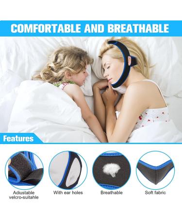 Adjustable Anti Snoring Chin Strap for Men and Women - Stop Snoring Solution for Better Sleep - Buy Online on GoSupps.com