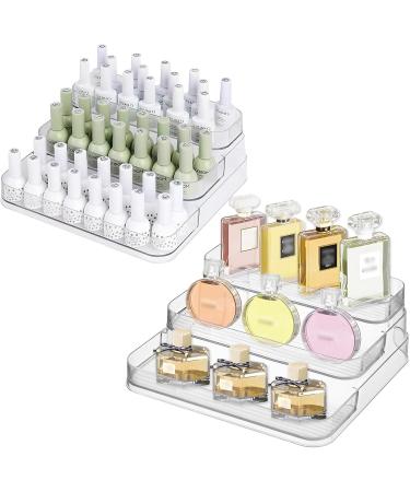 Rangement Pr sentoir Acrylique 3 Niveaux for Vernis Ongles Support for Huile Vernis Ongles Transparent 10.4x9.6x4 inch - Buy Online on GoSupps.com