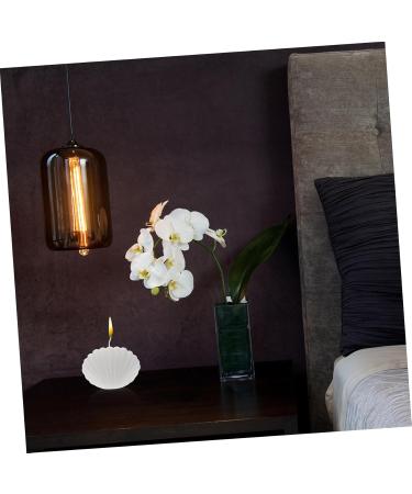 Buy Shell Shape Candle - Cute Hand Poured Scented Wax Candle for Home Decor | Bubble Candle & White Ornaments - Buy Online on GoSupps.com