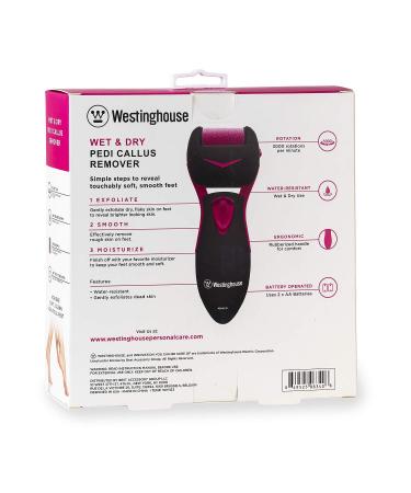 Westinghouse Wet/Dry Callus Remover - Efficient Foot Care for Smooth Skin | Shop Internationally - Buy Online on GoSupps.com