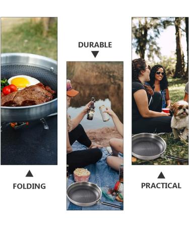 POPETPOP Outdoor Non Stick Pan Stove Outdoor BBQ Pan Oven Steak Pan Kitchewn Frying Pan Outdoor Wok Anti- Scald Pan Korean Grill Pan Grill Griddle Cooking Utensils Iron Induction Cooker - Buy Online on GoSupps.com