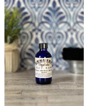 | Soothing Genuine Aftershave | Hand Crafted | Old Fashioned Bay Rum Scent 4 Fl Oz