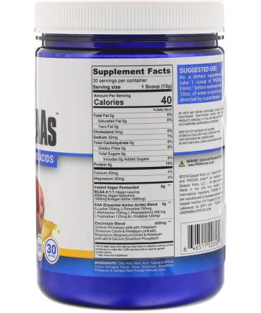 Proven EAAs Powder - 9 Essential Amino Acids - Guava Nectarine Flavor (30 Servings) | International Shipping Available - Buy Online on GoSupps.com
