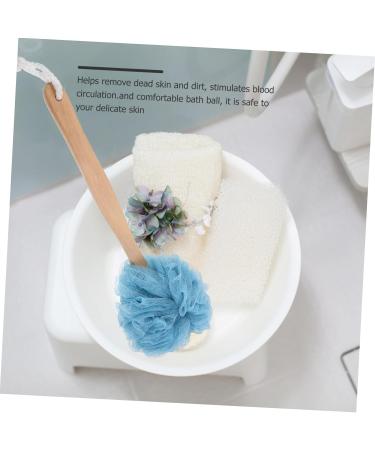 Minkissy Solid Color Bath Flower Balls | Bath Sponge for Relaxing Spa Experience - Shop Internationally - Buy Online on GoSupps.com