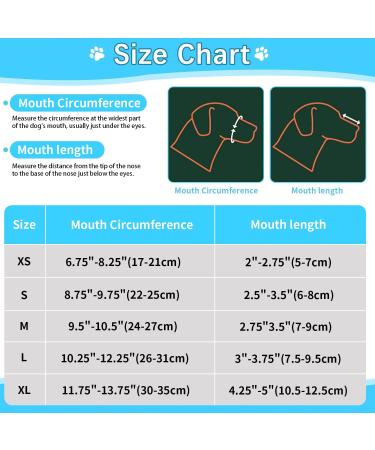 Fwlwtwss Dog Muzzle - Adjustable Rounded Mesh Design for Small Medium & Large Dogs - Prevents Biting Chewing & Barking (XL) - Buy Online on GoSupps.com