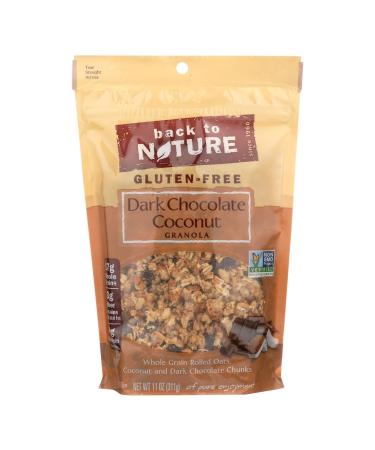 Back to Nature Gluten Free Granola Non-GMO Dark Chocolate Coconut 11 Ounce (Pack of 6)