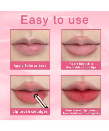 Silicone Lip Applicator 2-in-1 Brush for Lip Balm & Lipstick - Reusable Makeup Tool with Cover - Buy Online on GoSupps.com