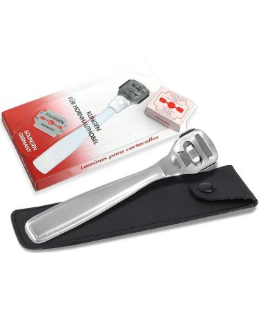 Callus Planer Blades Callus Remover + Solingen Callus Planer Replacement Blades (Planer with 30 Blades)