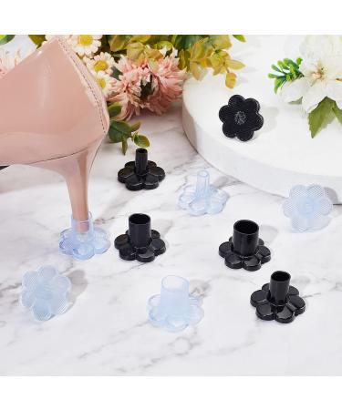 10 Pairs High Heel Protectors - Clear Grass Heel Stoppers for Wedding Shoes | 5 Sizes Available - Buy Online on GoSupps.com