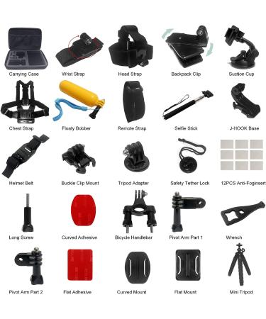 Action Camera Accessories Kit for GoPro, Insta360, SJCAM, Xiaomi, APEMAN, Campark, OSMO, and More - Buy Online on GoSupps.com
