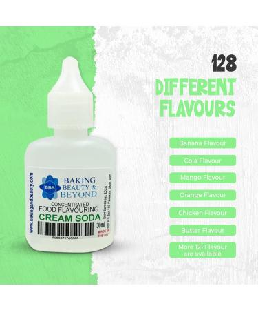Baking Beauty and Beyond Concentrated Food Flavouring Oil - Food Grade Flavouring Oil for Candy Making Baking Lip Balm Gloss - Cream Soda (100ml) - Buy Online on GoSupps.com