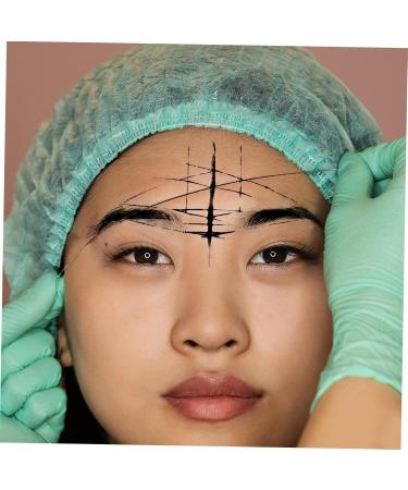 Beavorty 3pcs Ink Pattern Embroidery Thread Ruler Eyebrow Mapping Thread Brows Eyebrow Ruler Draw a Line 1 count (Pack of 1) Blackx3pcs - Buy Online on GoSupps.com