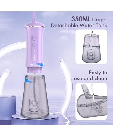 350ml Oral Shower Wireless 2024 - Electric Tooth Cleaner with 5 Modes 9 Nozzles & IPX7 Waterproof - Best Oral Care & Cleaning Device (Purple) - Buy Online on GoSupps.com