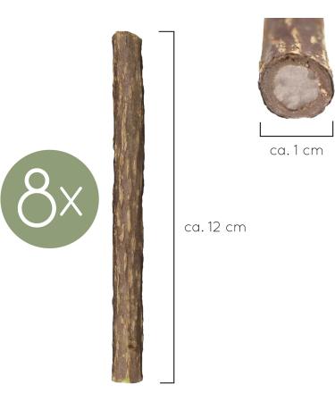 KaraLuna 8x Catnip Sticks - Natural Dental Treat & Cat Toy with Matatabi Silvervine - Buy Online on GoSupps.com
