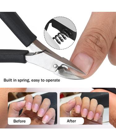 DHWEKU Precision Cuticle Nippers Not Like Other Dead Skin Nippers with Metal Powder Injection Moulding Technology Provides a Better Grip Feel Sharper Blade and Longer Life for Skin Nippers - Buy Online on GoSupps.com
