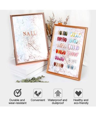 Nail Art Showing Holder Acrylic Nail Art Display Holder Nail Art Color Chart Display Board Stand Nail Tip Gel Polish Color Display Card Frame - Buy Online on GoSupps.com