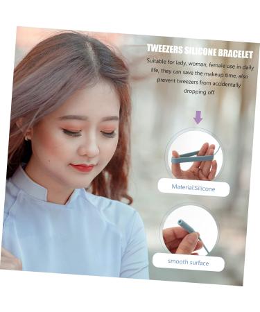 Ipetboom Tweezers Silicone Bracelet Silicone Tweezer Holder Lash Tweezer Holder Tweezer Wrist Holder Lash Tweezers Silicone Tweezer Protector Lash Tweezer Bracelet Silica Gel Extend Eyelash - Buy Online on GoSupps.com