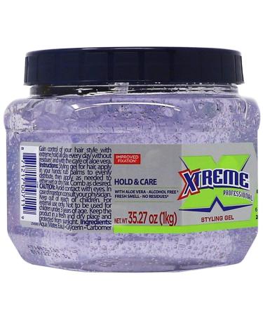 Wet Line Xtreme Professional Styling Gel 35.27 oz - Pack of 2 | 2.2 Pound x 2 - Buy Online on GoSupps.com
