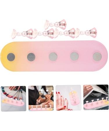 POPETPOP 3 Sets Nail Practice Holder Nail Stand Training Nail Racks Nail Decoration Convenient Nail Holders Beauty Nail Display Nail Practice Stand Plastic Bracket Magnetic - Buy Online on GoSupps.com