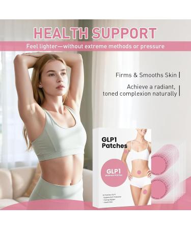GLP1 Patches Pure Natural for Women and Men 30 Count S13 30 Count Pink - Buy Online on GoSupps.com