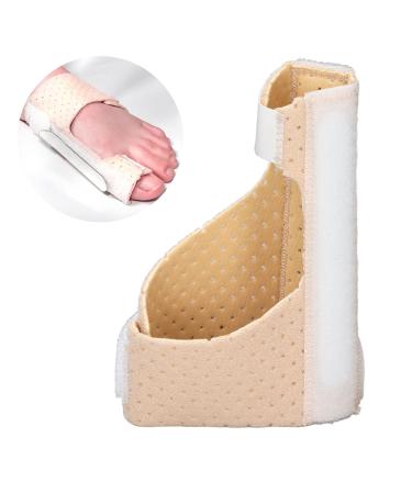 YUYTE Toe Splint | Broken Toe Hammer Toe Straightener | Aluminum Strip | Adjustable Claw Corrector Skin Color (Left Foot) - Buy Online on GoSupps.com