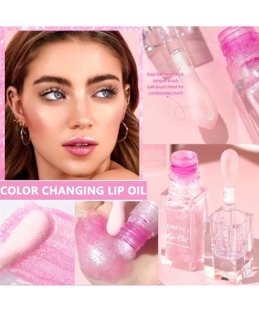 Magic Color Changing Lip Glow Oil - Hydrating Plumping Gloss | 2024 Moisturizing Non-Sticky Lip Balm - Buy Online on GoSupps.com