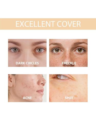 Changing Foundation Color Matching Foundation 30ml Color Changing ConcealerFace Liquid Cover Concealer for Women Girls Face Primer - Buy Online on GoSupps.com