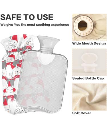 Christmas Cat Heat Bottle - 2L Hand & Foot Warmer | Pain Relief & Cold Therapy Pack - Buy Online on GoSupps.com