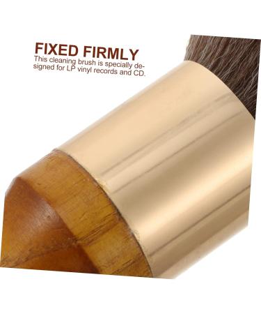 SHOWERORO CD Cleaning Brush with Handle Antistatic Record Player Brush for Vinyl CD Dust Remover with Soft Fibers for Music Lovers Optimal Sound - Buy Online on GoSupps.com