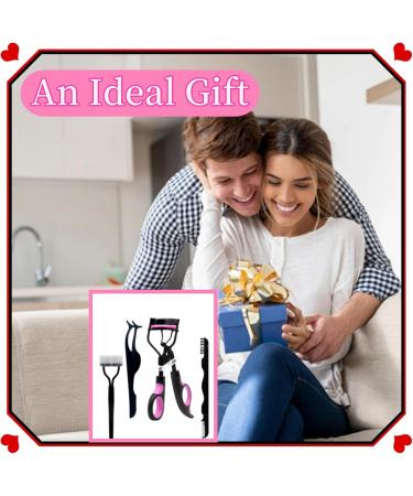 4 Piece Eyelash Curler Kit & Eyebrow Brush Set | Eyelash Comb Tweezers & Applicator Tool for Perfect Lashes - Shop Internationally - Buy Online on GoSupps.com