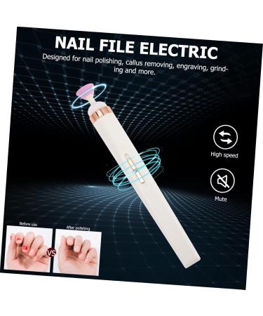 FRCOLOR 2 Sets Nail Polisher Nail Drill Manicure Tool Nail Kits Professional Manicure Kit Motor Kit Professional Nail Drill Kit U as Acrilicas Nail Tool Cordless White Plastic - Buy Online on GoSupps.com