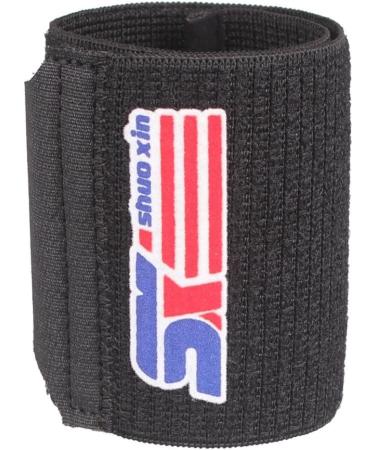 Buy Silicone Pressure Massage Adjustable Sport Wrist Guard Protector Support - Black | International Shipping Available - Buy Online on GoSupps.com