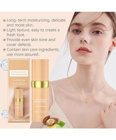 Full Coverage Foundation | 30ml Lightweight Water and Sweat Resistant Stain-Proof | Foundation for Women | For Women and Girls for Days Out Work and Shopping - Buy Online on GoSupps.com