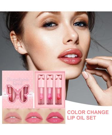 Mood lips Gloss Color matching of filling lips gloss moisturizing gloss formula Shiny transparent finish lip makeup for teens and adults gift idea for daughter beauty ski - Buy Online on GoSupps.com