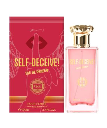Hybrid & Company Women Self Deceive Pour Femme Eau De Parfum Vaporisateur Natural Spray 3.4 Fl Oz