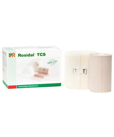 Rosidal TCS Compression Bandage Kit Two Component System for Lymphedema & Swelling Includes Rosidal SC Soft Wrap & Rosidal CC Cohesive Compression Wrap for Sensitive Skin Case of 14 Sets