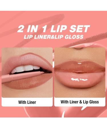 EONFAVE Matte lipstick with lip liner longlasting lip gloss - Buy Online on GoSupps.com