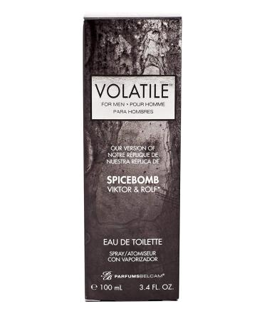 PB ParfumsBelcam Volatile for Men 3.4 Fl Oz EDT Spray - Viktor & Rolf Spicebomb Inspired Fruity Fragrance - Buy Online on GoSupps.com