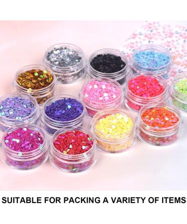 4pcs Travel Sample Pots 15g/15ml for Toiletries - Clear Round Cosmetic Containers for Women - Ideal for Lotions, Creams & Makeup - Buy Online on GoSupps.com