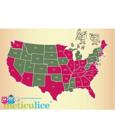 Meticulice Head Lice Treatment Kit - Complete 10-Piece Natural Solution Guaranteed to Eliminate Lice Kid-Safe International Shipping - Buy Online on GoSupps.com