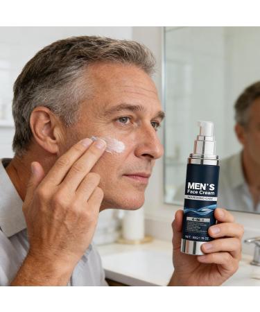  Generisch Men's 6-in-1 Facial Moisturizer - Firming Skin Moisturizer - 50g - Day and Night Face Cream - For Travel and Home - For Him - Buy Online on GoSupps.com