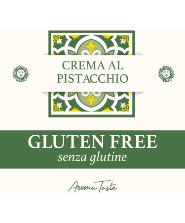 Pistachio Cream Made in Sicily | Italian Artisan Gourmet | 2x200 g - Buy Online on GoSupps.com