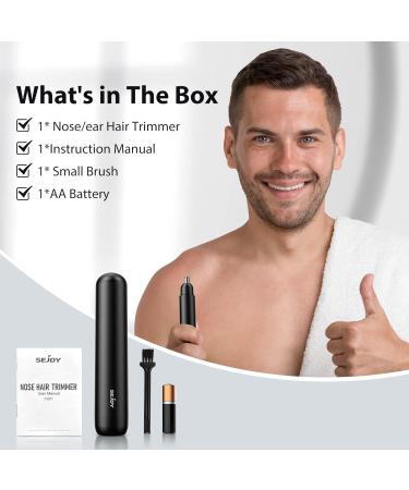 Sejoy Electric Nose & Ear Hair Trimmer - Painless Removal Clipper for Men and Women - Buy Online on GoSupps.com