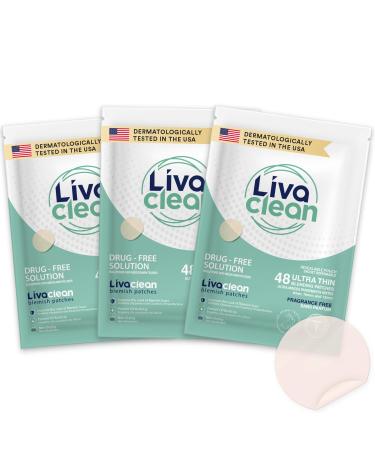 LivaClean (144 Count 3 Pack) Hydrocolloid Patches Hydrocolloid Patches for Face Hydrocolloid Gunk Catcher Hydrocolloid Covers