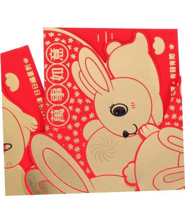 ABOOFAN 36 Pcs Year of The Rabbit Lucky Packet Bunny Hong Bao 2023 New Year Envelopes Lunar Hong Bao 2023 Year Red Packet Money Gift Cartoon Red Packets Design Paper Chinese Style - Buy Online on GoSupps.com