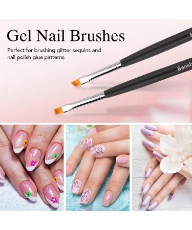 Nail Art Brushes Dual-Head Pen Painting Set for DIY Gel Manicure - Black - Buy Online on GoSupps.com