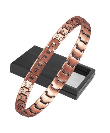 YINOX Magnetic Copper Anklet for Men 26cm/10mm - Buy Online on GoSupps.com