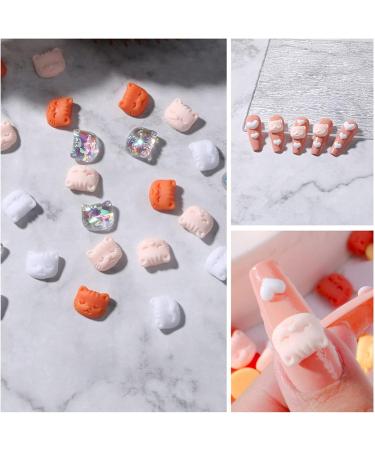 Sanwood 3D Nail Art Trailer - 30 Colorful Katzkopf Nail Diamonds | Fairy Style DIY Manicure Accessories - Buy Online on GoSupps.com